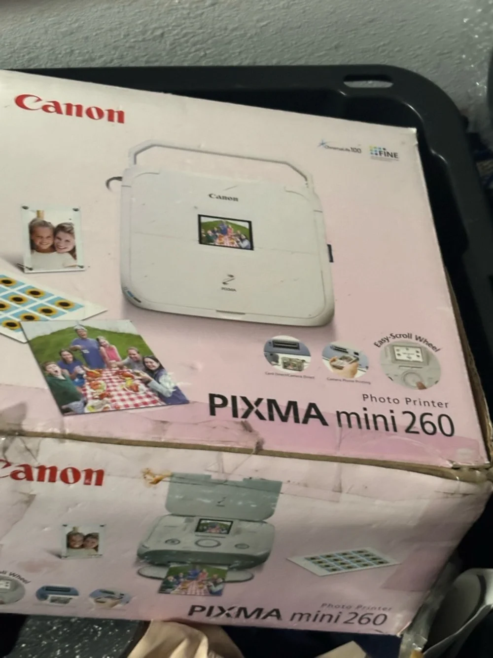Canon PIXMA mini260 White Portable Photo Printer